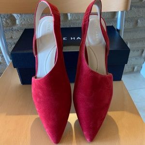 Red Cole Haan pumps